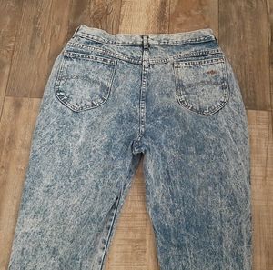 Vintage 80s Chic Jeans Acid Washed Mom High Waisted USA Measures 32x29 EUC
